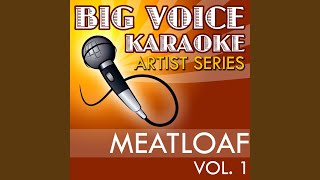 Blind as a Bat (In the Style of Meatloaf) (Karaoke Version)