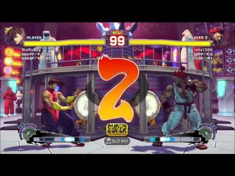 Eita ( Gouki ) VS roxas0427 ( Seth ) WaffleyBug ( Yang ) SSFIV AE: Japanese Online Ranked Matches