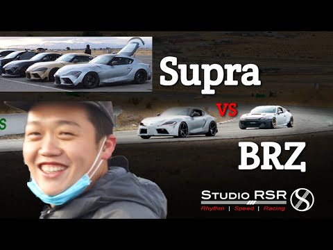 2020 Supra vs BRZ carnage! StudioRSR Team trackday