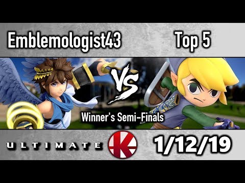 Emblemologist43 (Pit) vs Top 5 (Toon Link) - Winner's Semi Finals