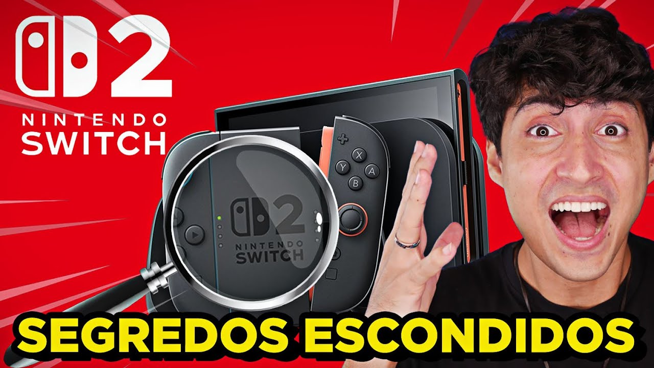Nintendo Switch 2: Novidades que a Nintendo NÃO te falou! | Análise do Trailer