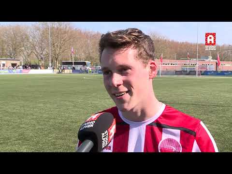 Mike Bavelaar na Alphense Boys - De Zouaven (2-1)