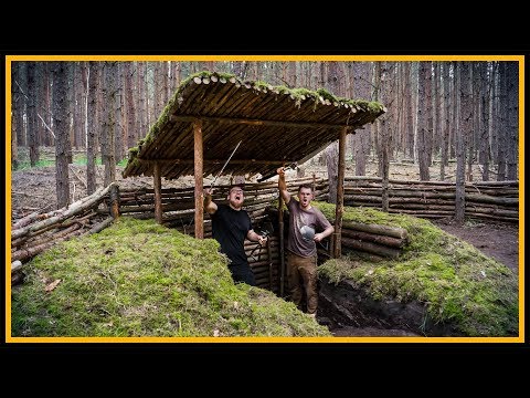 Bushcraft Camp [S04/E07] Grubenhaus 2.0: ohne Moos, nix los - Lagerbau Outdoor Super Shelter