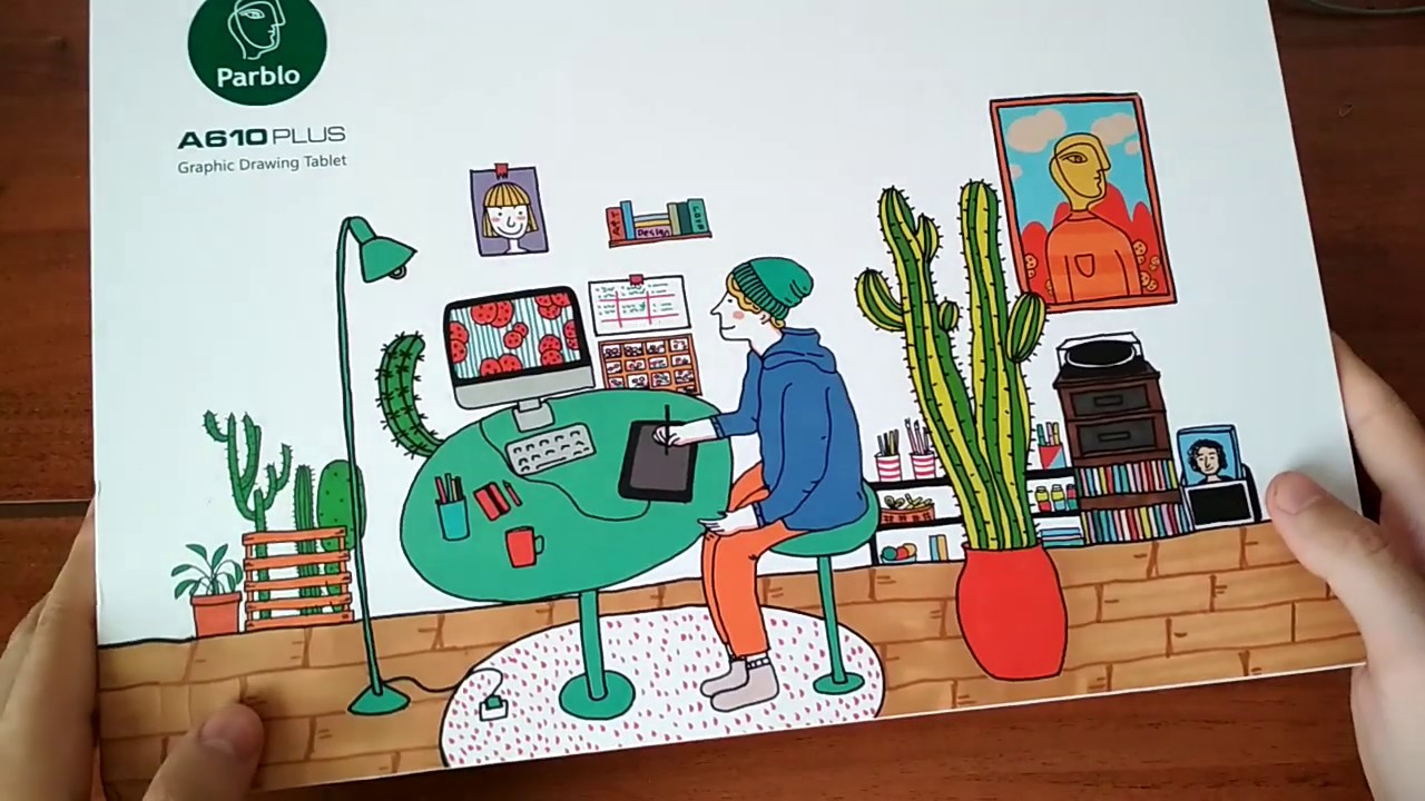 Графический планшет Parblo A610Plus