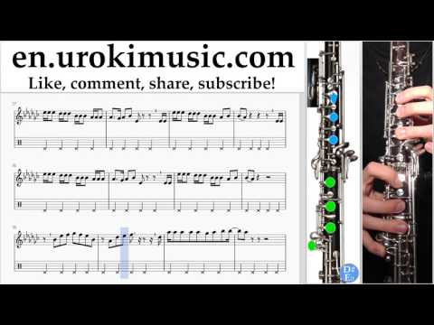 How to Play Oboe Charlie Puth - Attention Tabs Part#2 um-i352