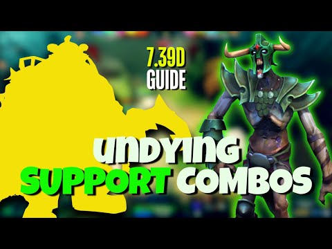 Best Support Combos for Undying Offlane | Dota 2 7.39D
