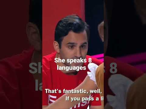 Little child speaks 8 language Bella Devyatkina