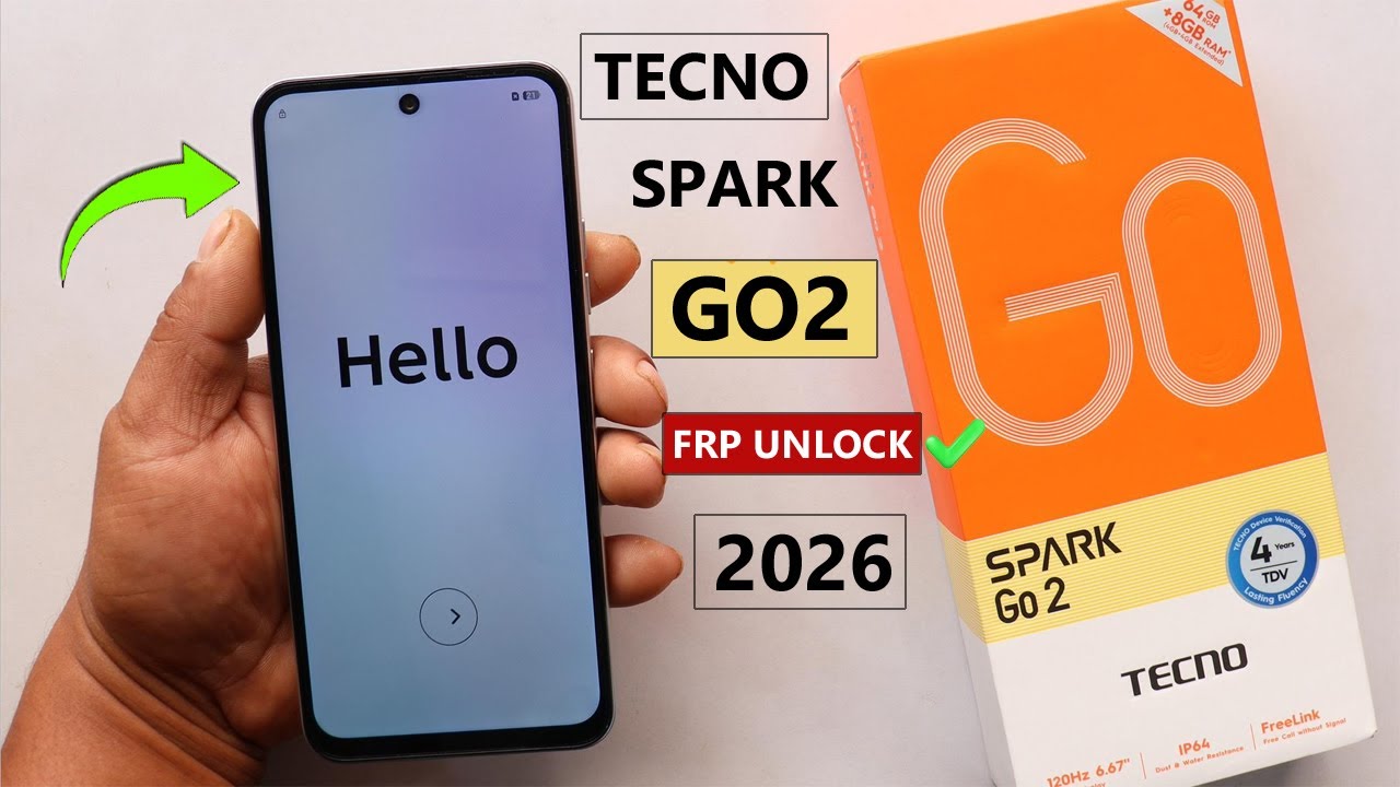 Tecno Spark GO2 Frp Bypass/Unlock - Fix Google Account Not Login Fail/Relock Frp After Reset - 2026