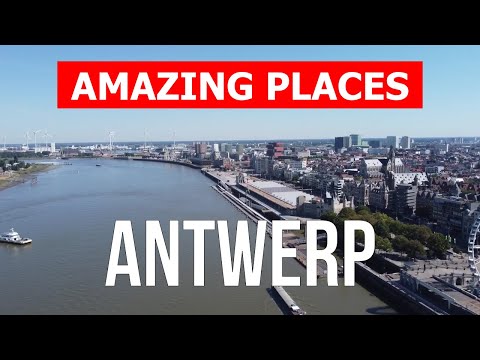 Travel to the province of Antwerp | Tourism, vacation, landscapes, tours | Drone 4k video | Belgium