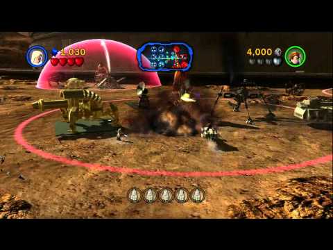 Lego Star Wars III The Clone Wars Walkthrough Count Dooku Chapter 1 Battle of Geonosis Commentary HD