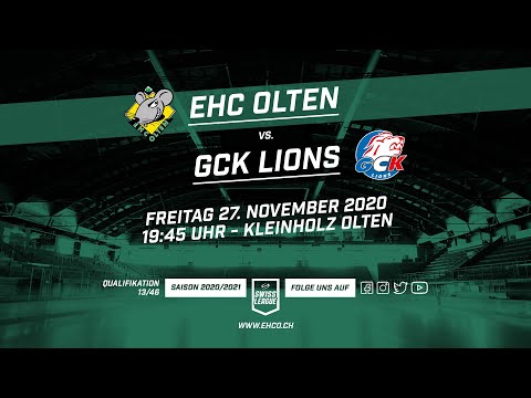 27.11.2020 EHC Olten - GCK Lions 2:3 n.P. (Highlights)