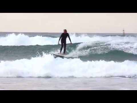 Surfing fun waves at Ribadesella 