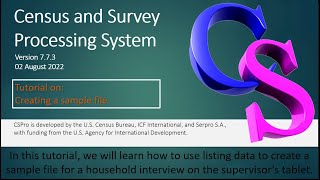 Create a Sample File for Household Interview
