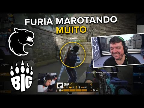 MELHOR TIME DO BRASIL DE VOLTA! FURIA VS BIG - IEM Katowice 2023 Play-In