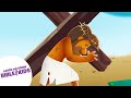 The Story of Jesus' Death for Kids (The Easter Story for Kids, Pt. 3) - Minno Laugh and Grow Bible