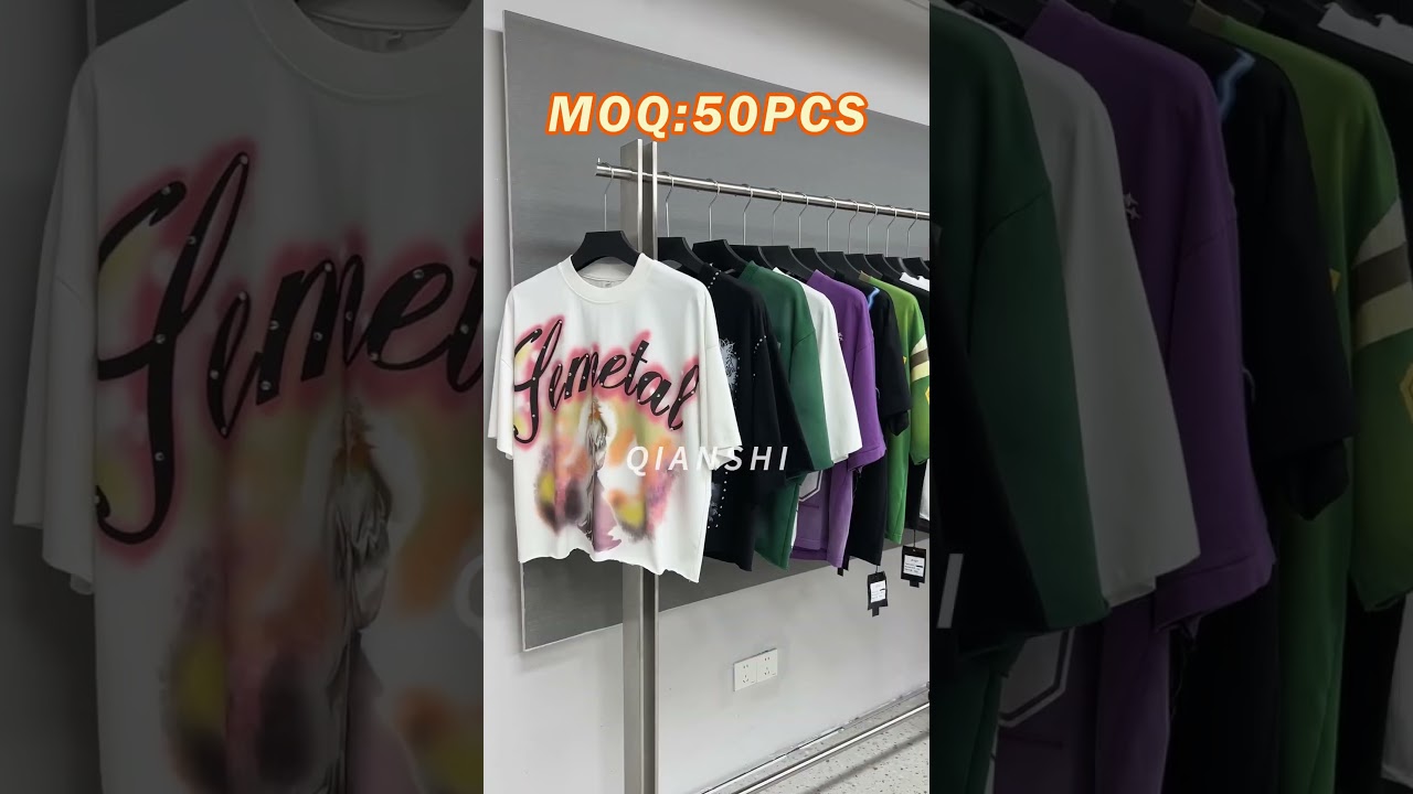Factory Line → Showroom Row 🏭👕 #garmentfactory  #showroomdisplay  #madeinchina  #streetwear