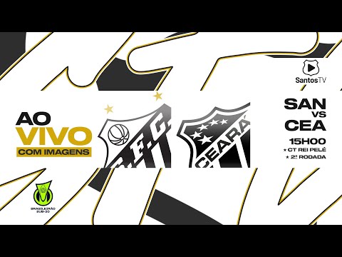 🔴 AO VIVO COM IMAGENS: SANTOS 5 x 2 CEARÁ | BRASILEIRÃO SUB-20 (10/04/24)