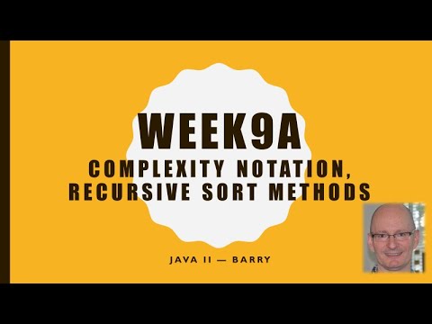 Java2 09b Recursive Sort Algorithms Merge Sort