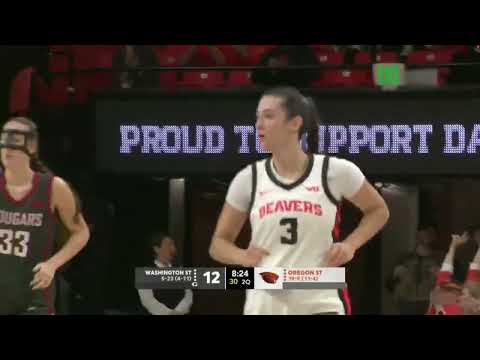 Highlights | Oregon State WBB Knocks Off Washington State 79-51