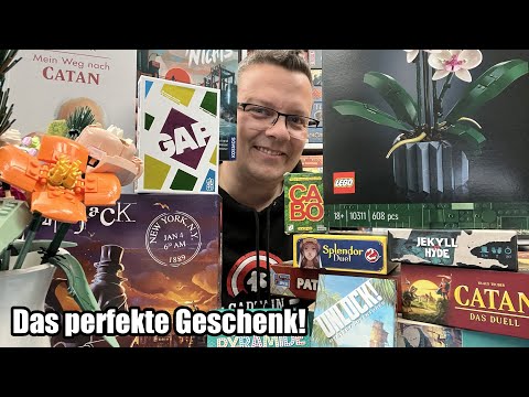 Geschenk für Muttertag - eine kleine Auswahl mit Spielen, Bücher und Blumen dürfen nicht fehlen!