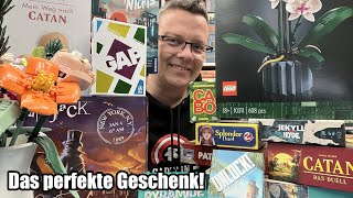 Geschenk für Muttertag - eine kleine Auswahl mit Spielen, Bücher und Blumen dürfen nicht fehlen!