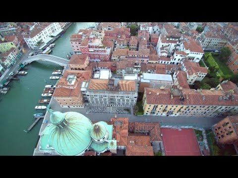 Venice, Grand Canal and Aerial City Tour (4K Footage) *BEST FULL SCREEN*