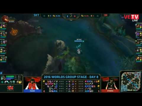SKT vs IM Chung Kết Thế Giới 2016 Ngày 8