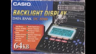 CASIO DC-8500 Data Bank! Back to the Future👀