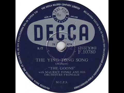 UK New Entry 1956 (133a) Goons - The Ying Tong Song