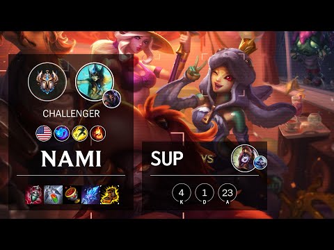 Nami Support vs Lulu - NA Challenger Patch 10.21