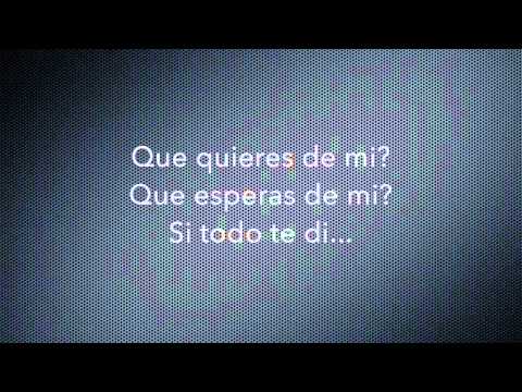 Que Quieres De Mi - Luis Fonsi 8 (Letra)