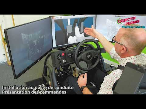 Installation et présentation du poste de conduite