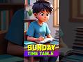 Sunday Holidays Time Table Of Topper Student Shorts Studytips Students Jee Neet