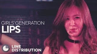 GIRLS&#39; GENERATION - Lips (Line Distribution)