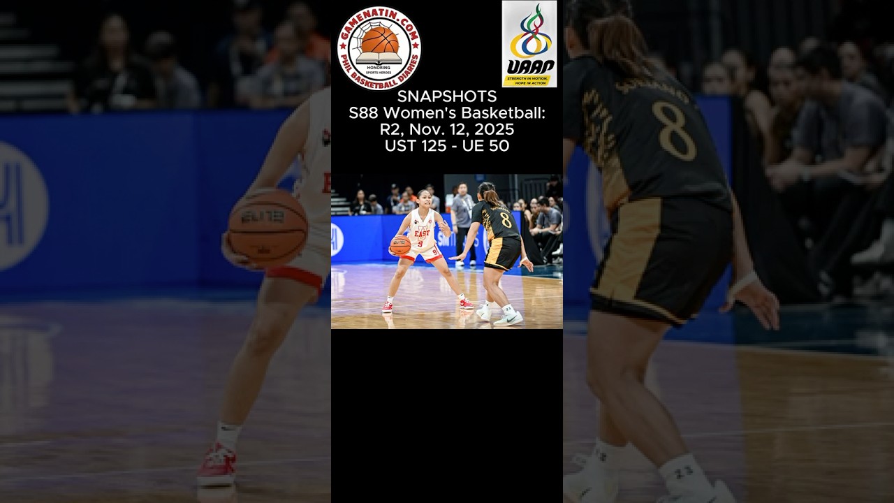 Snapshots: Women's Basketball - UST 125 - UE 50