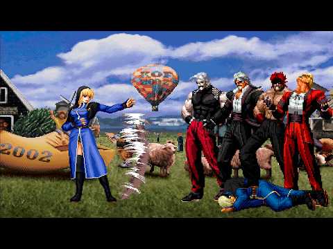 [KOF Mugen] Schlussel PRE vs Rugal Bernstein Team