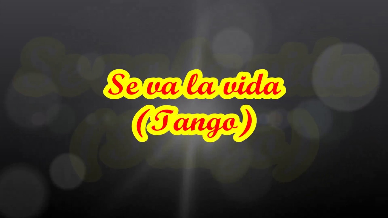 Se va la vida (Tango) Agustín Magaldi 1930