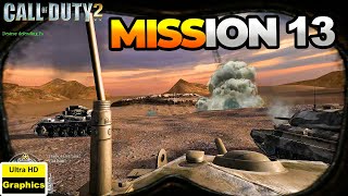 Destroying the Flak 88s! CoD2 '88 Ridge' Mission 13 Tank Combat Gameplay (David Welsh)