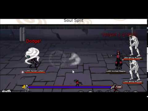 Ninja Saga : Sennin Exam Stage 4-2 Kaiser Lukas vs All (Full Water/Hard Mode/Solo/No pet)