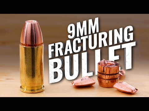 9mm Controlled Fracturing 115-Grain Ultimate Self-Defense Bullet by Lehigh Defense - Slow Motion Gel