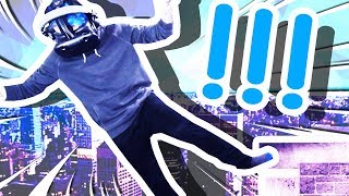 FALLING OFF A BUILDING IN VIRTUAL REALITY!!!