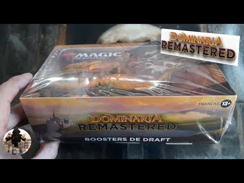 , title : 'Dominaria Remastered : ouverture d'une boîte de 36 boosters de Draft, cartes Magic The Gathering'