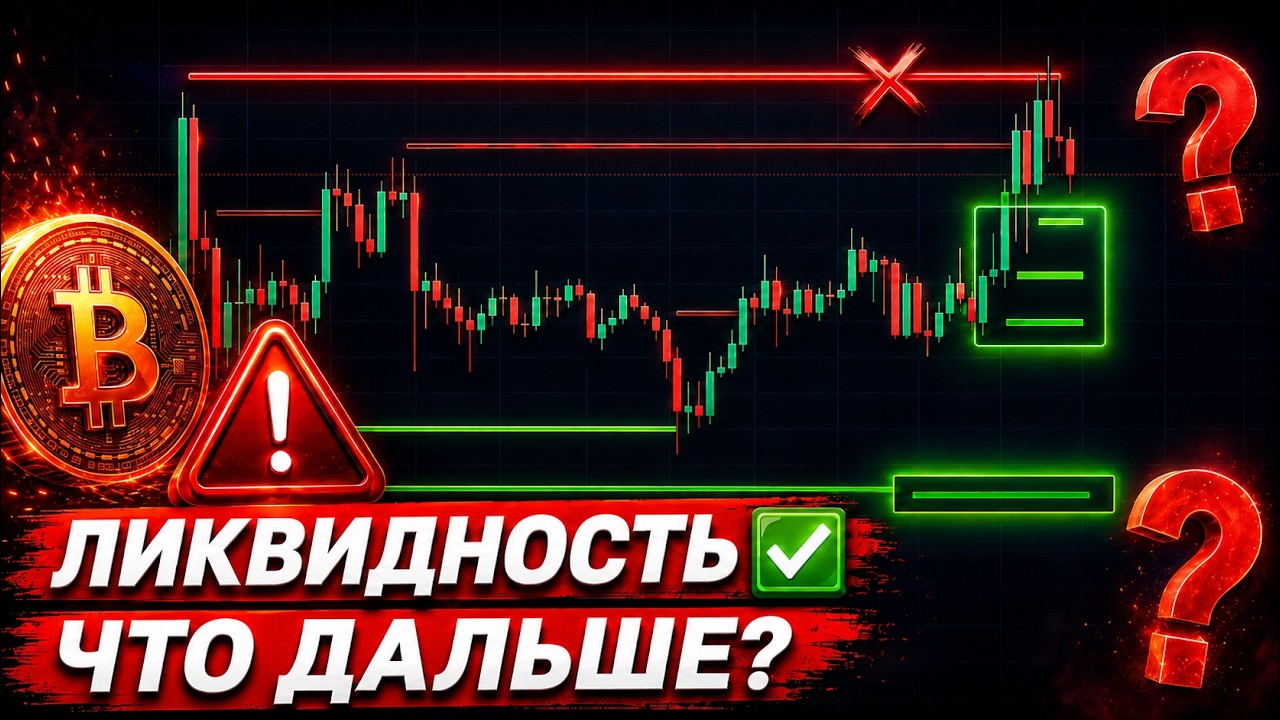 ❗️БИТКОИН – ЦЕЛЬ РОСТА ВЫПОЛНЕНА! ЧТО ДАЛЬШЕ?