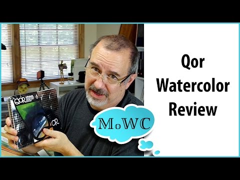 Qor Watercolor Paint Review and a Demo