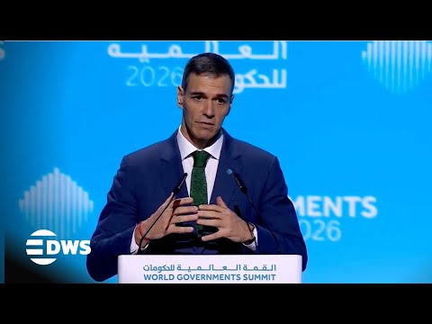 WATCH NOW: Spanish PM Sanchez Delivers Powerful Speech at World Government Summit 2026 | AC14