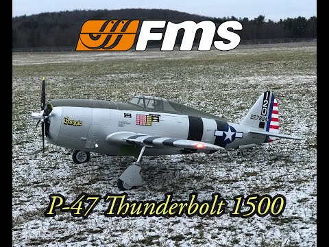 FMS P-47 Thunderbolt Bonnie 1500mm with Reflex V2 Lemon RX receiver LM0086VP ESS Air