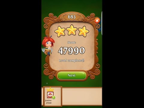 Blossom Blast Saga Level 683