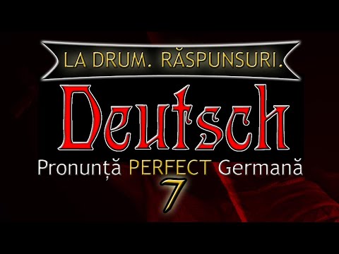 🇩🇪 🇷🇴 | Learn to Pronounce German PERFECTLY | COMPLETE Course | Part 7