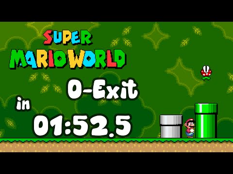 Super Mario World - 0-Exit in 1:52.5