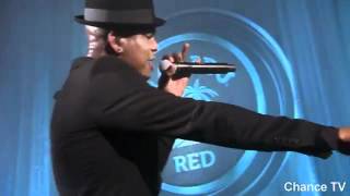 NE-YO Performs New Song&quot;BURNIN&#39; UP&quot; @ NYC Launch Of &#39;MALIBU RED&#39; Questify Live.flv